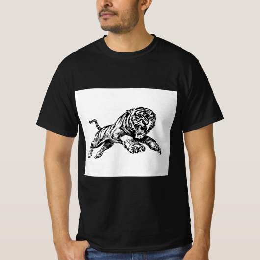 Mannen casual t-shirt (Voorkant)