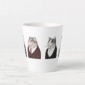 MANNEN CATS Latte Mok (Voorkant)