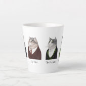 MANNEN CATS Latte Mok + Tekst (Voorkant)