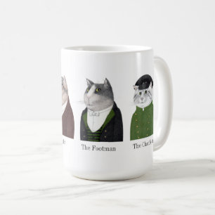 MANNEN CATS Tall White Mok + Tekst