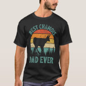 Mannen Chamois Beste Chamois Dad Oover Vader T-shirt (Voorkant)