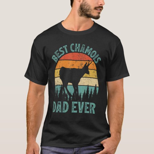 Mannen Chamois  Beste Chamois Dad Oover Vader T-shirt (Voorkant)