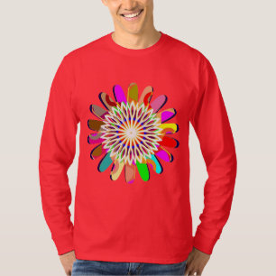 Mannen Champion Raglan 3/4 Sleeve Shirt SUN CHAKRA