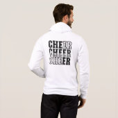 Mannen Cheer Hoodie Jacket (Achterkant volledig)
