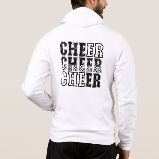 Mannen Cheer Hoodie Jacket (Achterkant)
