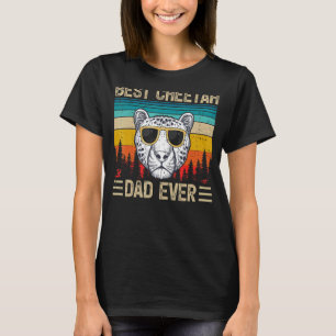 Mannen Cheetah Beste Cheetah Pap Ooster Vader T-shirt