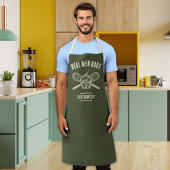 Mannen Chef Aangepaste naam Bakken Schort