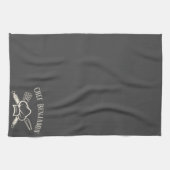 Mannen Chef Aangepaste Naam Koken Schort Theedoek (Horizontaal)