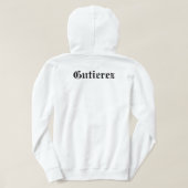 Mannen Chicano liefde pullover hoodie wit Custom (Design achterkant)