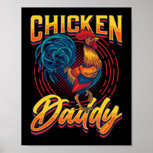 Mannen Chicken Papa Poster