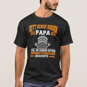 Mannen Chimney Sweep Lucky Charm Professay Vuur T-shirt
