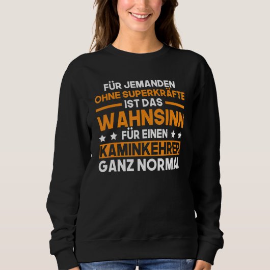 Mannen Chimney Sweeper Gezegde Chimne Trui (Voorkant)