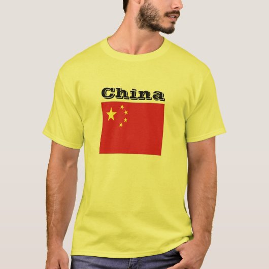 Mannen-China T-shirt (Voorkant)