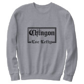 Mannen Chingón Custom Naam sweatshirt