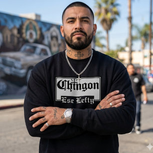 Mannen Chingón Custom Naam sweatshirt