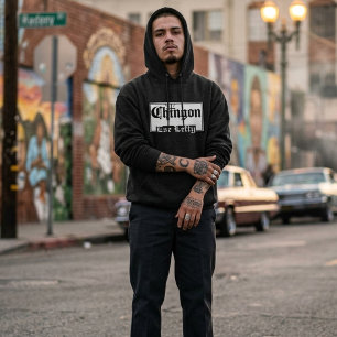 Mannen Chingón Custom Name Hoodie