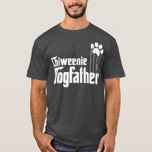 Mannen Chiweenie Dog Dad Gifts T-shirt