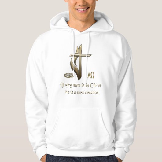 Mannen Christelijk Hoodie (Voorkant)