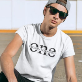 Mannen-Christelijk T-Shirt – Vader, Zoon, Spirit '