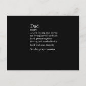 Mannen Christelijk Vaderdag Aankondigingskaart (Voorkant)