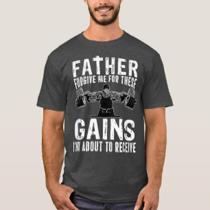 Mannen Christelijke bodybuildkleding, sterkspleet T-shirt