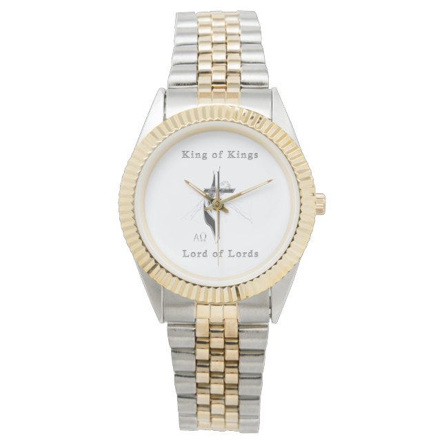 Mannen Christelijke horloges Koning van Kings (Voorkant)