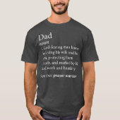 Mannen Christelijke Pap Definition Fathers Day T-shirt (Voorkant)