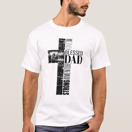 Mannen Christelijke vaders Dag Gifts Religieuze Ma T-shirt (Voorkant)