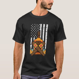 Mannen Cigar Bourbon Fathers-Day 2021 Cool Dad T-shirt