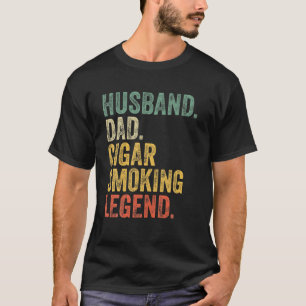 Mannen cigar Husband Pap Legend Funny Cigar Lover  T-shirt