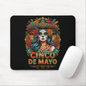 Mannen Cinco De Mayo 1862 Feest Hispanic Dag Van Muismat (Met muis)