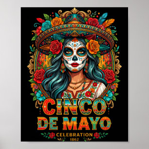 Mannen Cinco De Mayo 1862 Feest Hispanic Dag Van Poster
