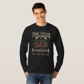 Mannen citaten Lumberjack Outfit Party Favors Man T-shirt (Voorkant volledig)