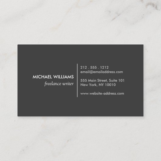 Mannen Classic Bow Stropdas Logo op Zwarte visgraa Visitekaartje (Achterkant)