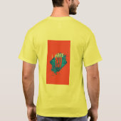 Mannen Classic Fit Basic T-shirt (Achterkant)