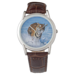 Mannen Classic Watch/Wildlife Tiger Horloge