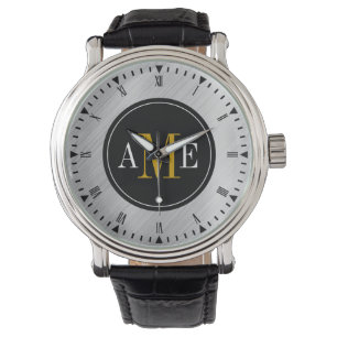 Mannen Classy Geel Monogram Horloge