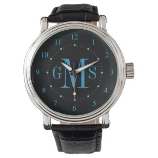 Mannen Classy Personalized Monogram Watch Horloge