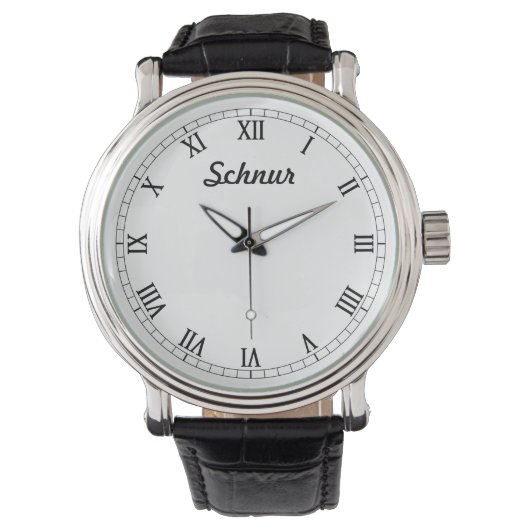 Mannen Classy Personalized Watch Horloge (Voorkant)