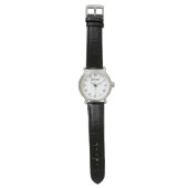 Mannen Classy Personalized Watch Horloge (Vlak)
