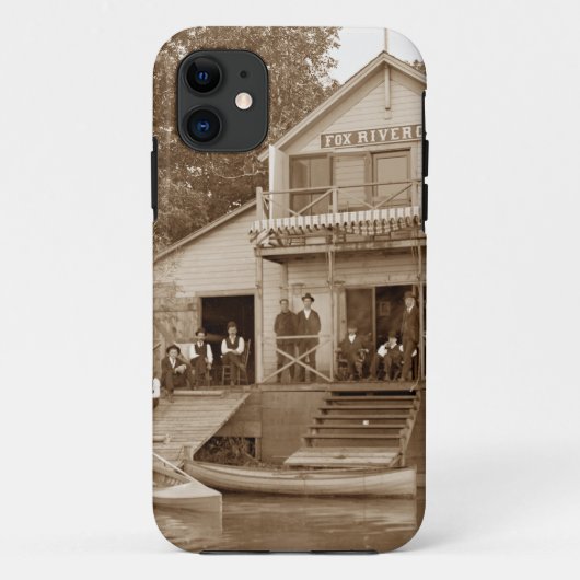 mannen Club Fox River Club van 1880 Vist Elgin Case-Mate iPhone Case (Achterkant)