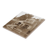 mannen Club Fox River Club van 1880 Vist Elgin Tegeltje (Zijkant)