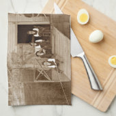 mannen Club Fox River Club van 1880 Vist Elgin Theedoek (Quarter Fold)