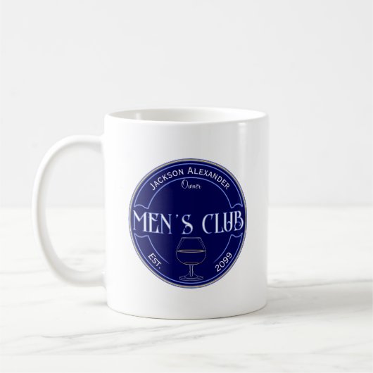 Mannen Club Man Cave Bar Koffie Mok (Links)