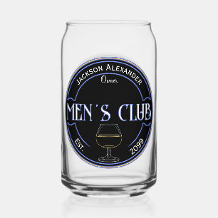 Mannen Club Man Cave Drinkware Blikvorm Glas