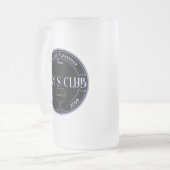 Mannen Club Man Cave Drinkware Matglas Bierpul (Voorkant links)