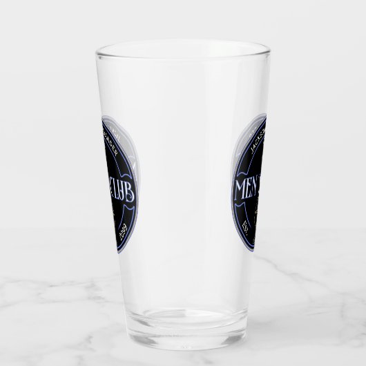 Mannen Club Man Cave Drinkware Pint Beer Glas (Rechts)