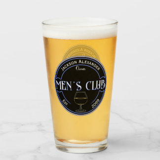 Mannen Club Man Cave Drinkware Pint Beer Glas
