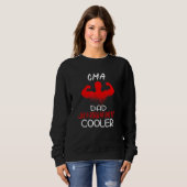 Mannen CMA Cool Dad Certified Medical Assistant Trui (Voorkant volledig)