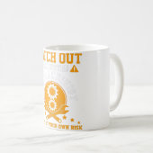 Mannen CNC Machinist Funny Gift Koffiemok (Voorkant rechts)